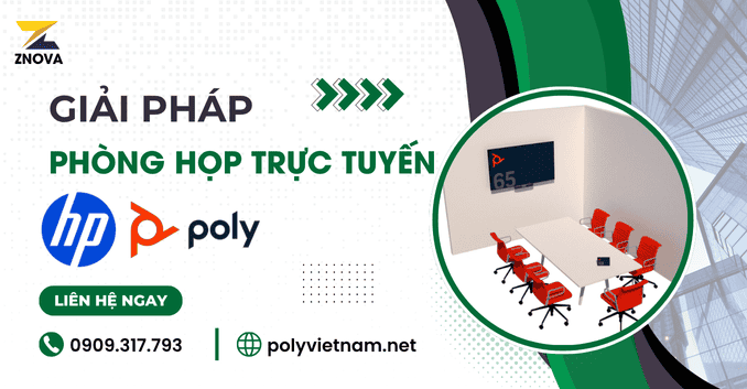 GIẢI PHÁP PHÒNG HỌP TRỰC TUYẾN HP POLY